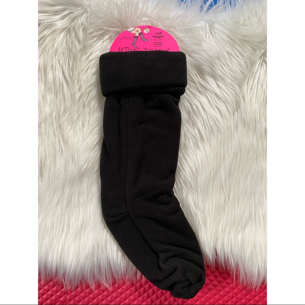 Betsey Johnson boot socks size S/M